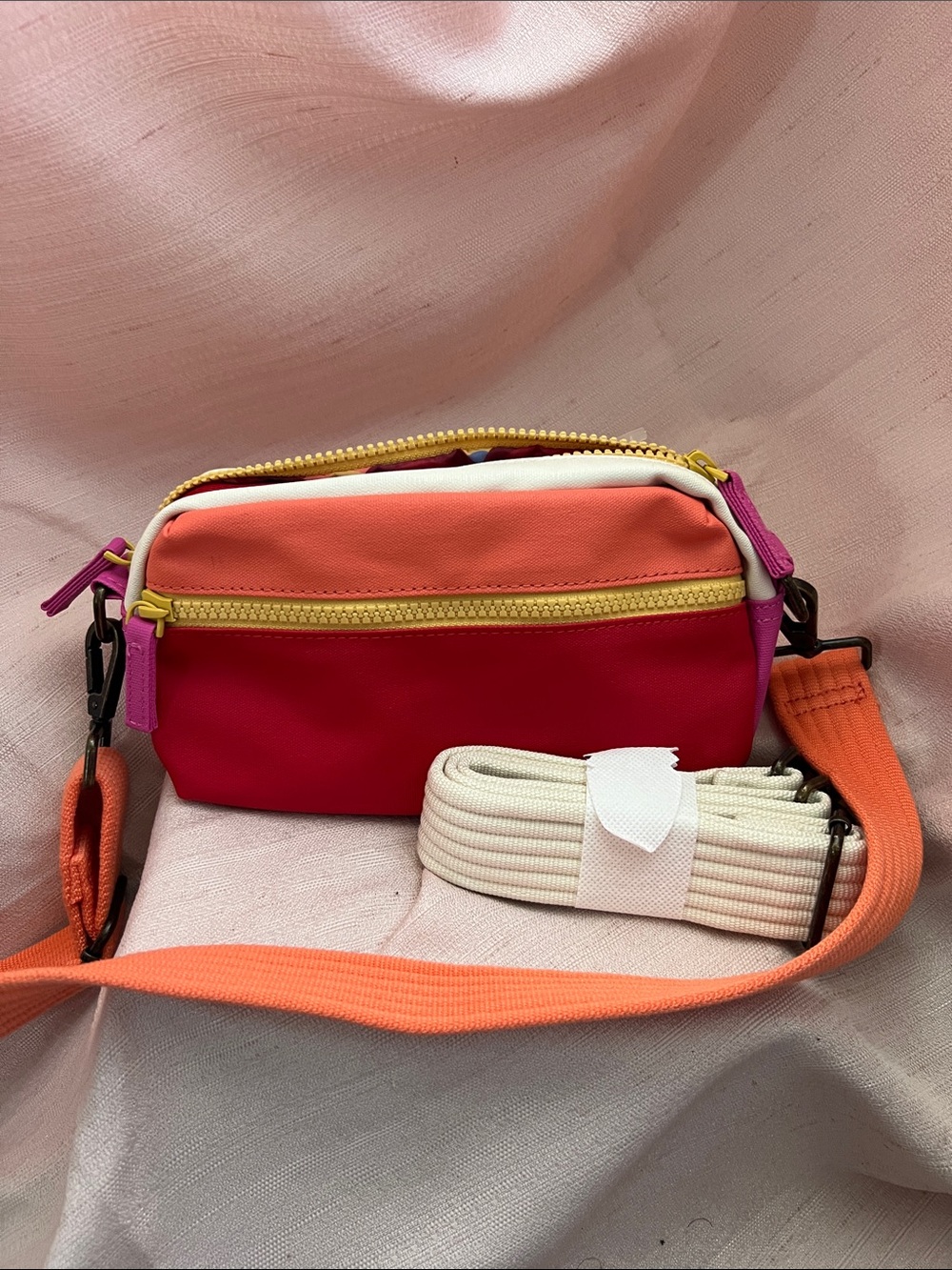 Marine Layer Pink, Coral & Orange Colorblock Crossbody